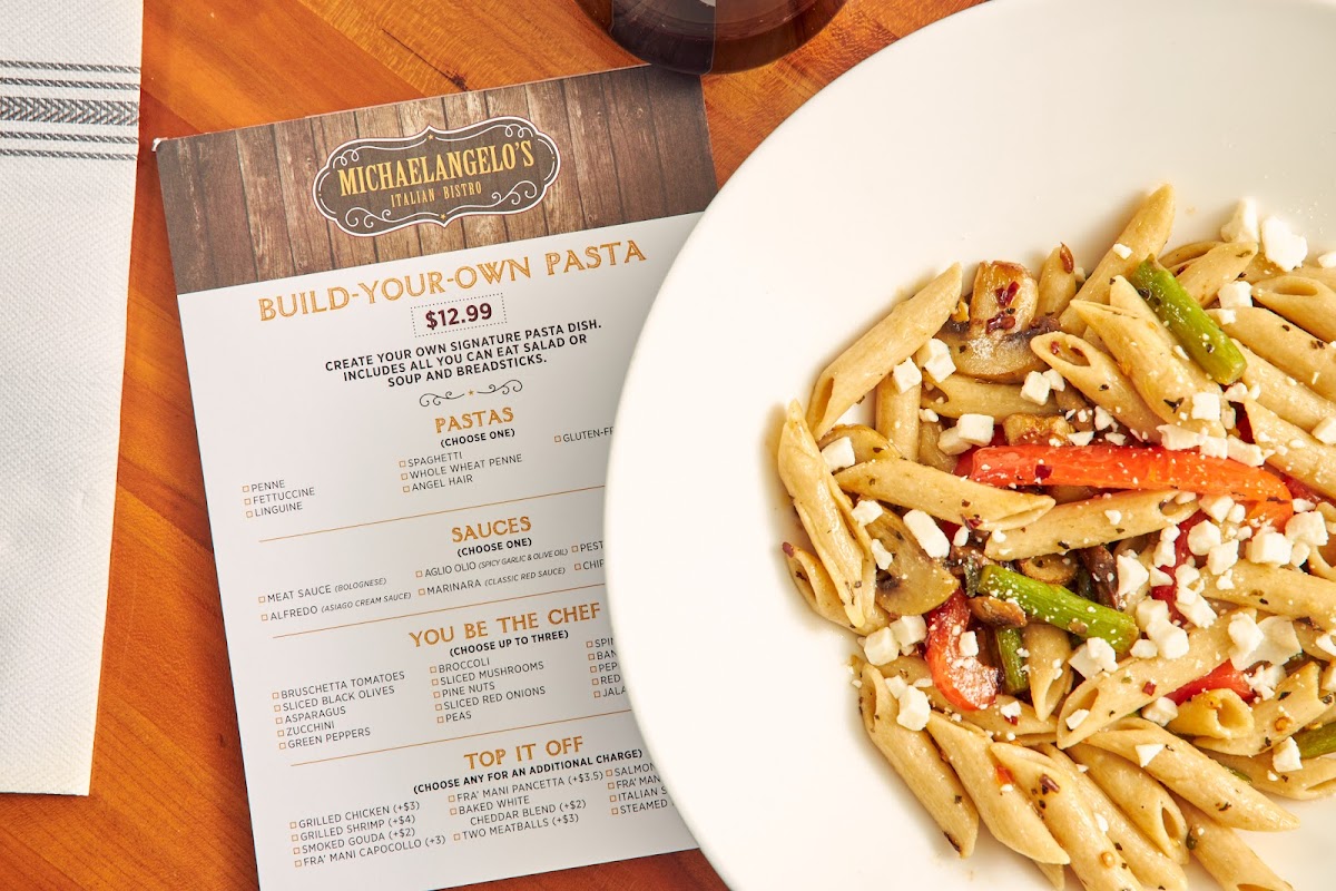 Menu Michaelangelo’S Italian Bistro-8